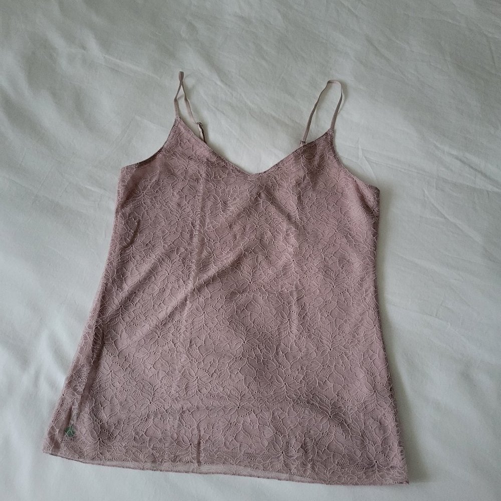 Stretch Lace Banana Republic lavender tank top M
